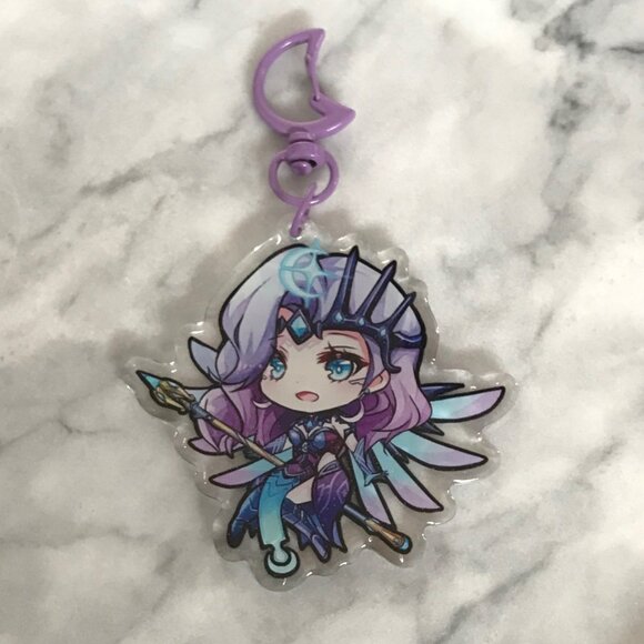 Overwatch Atlantic Mercy Epoxy Keychain - Picture 1 of 1